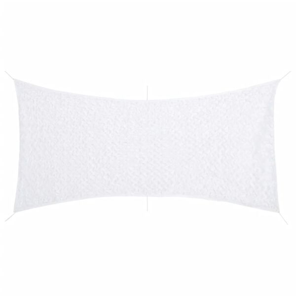 vidaXL Naamiointiverkko s&auml;ilytyspussilla 506x279 cm valkoinen