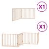 vidaXL Koiraportti kokoontaittuva 6 paneelia 480 cm poppelipuu