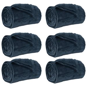 vidaXL Heittop&auml;&auml;llys 6 kpl Laivastonsininen 220 x 240 cm 8.24 kg