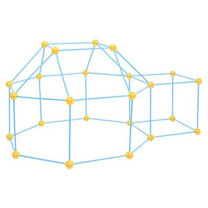 vidaXL 72-osainen Linnoituksen rakennussarja lapsille