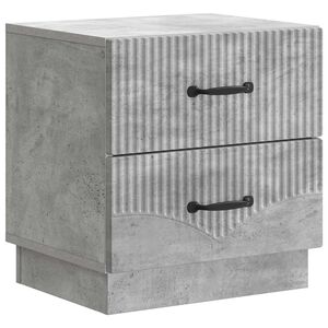 vidaXL Y&ouml;p&ouml;yt&auml;kaappi Betoninharmaa 43 x 34,5 x 44,5 cm Tekninen puu
