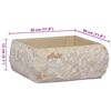 vidaXL Pesuallas kerma 30x30x13 cm marmori
