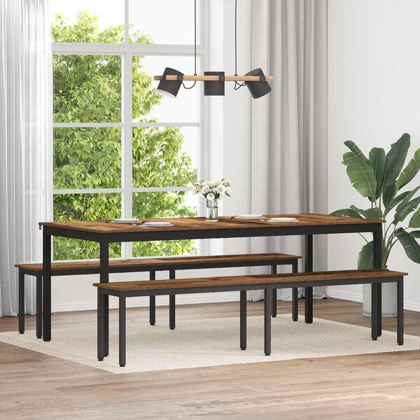 vidaXL Penkki Vanha puu 200 x 35 x 45 cm Tekninen puu