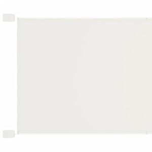 vidaXL Pystymarkiisi valkoinen 140x1200 cm Oxford kangas