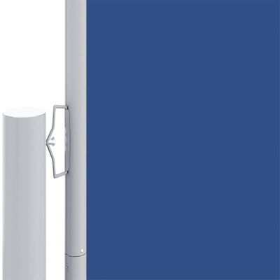 vidaXL Sisäänvedettävä sivumarkiisi sininen 180x1000 cm