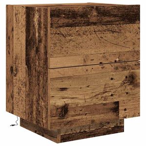 vidaXL Y&ouml;p&ouml;yt&auml;kaappi Vanha puu 45 x 40 x 55 cm Tekninen puu