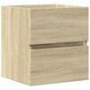 vidaXL Allaskaappi Sonoma-tammi 90x38,5x46 cm tekninen puu