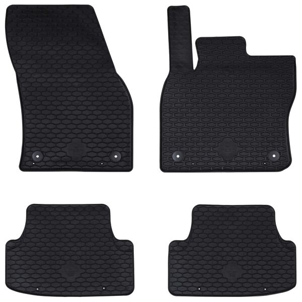 vidaXL Auton matto 4 pcs Musta Sopii Seat ATECA 2016- Kumi
