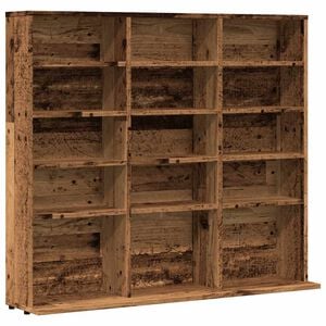 vidaXL CD-kaappi Old Wood 100x23x89,5 cm Engineered Wood