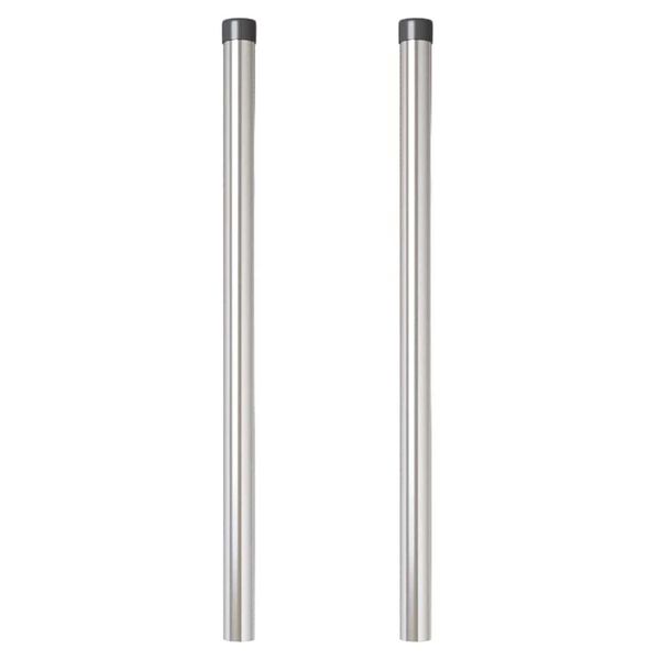 vidaXL Aitalatu 2 pcs Hopea 90 cm Jauhemaalattu ter&auml;s