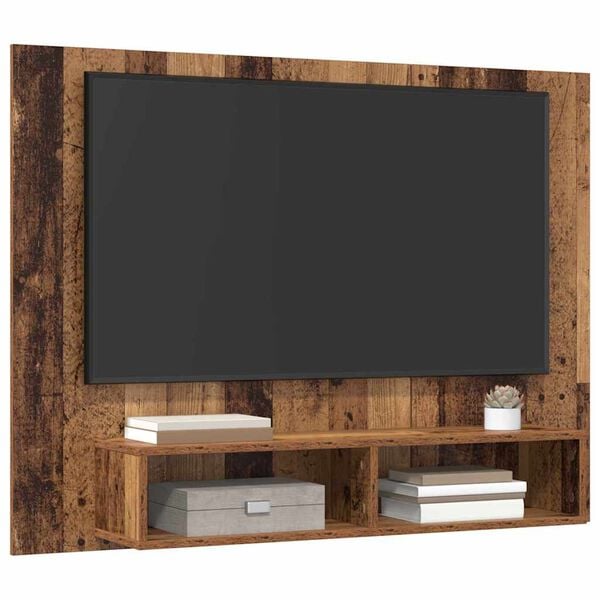 vidaXL TV-tasosetti Vanha Puu 120 x 23,5 x 90 cm Tekninen puu