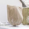 vidaXL Pakkassuoja kasviryhmille Beige 2,4 x 2 m Non-woven Kangas