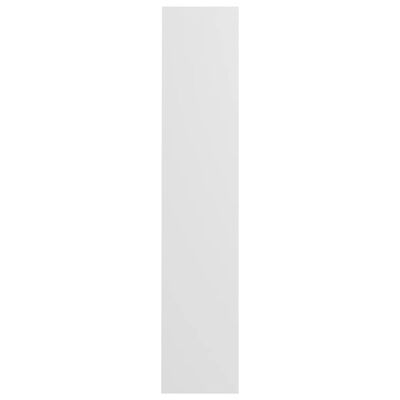 vidaXL Seinäkenkäkaappi valkoinen 80x18x90 cm lastulevy