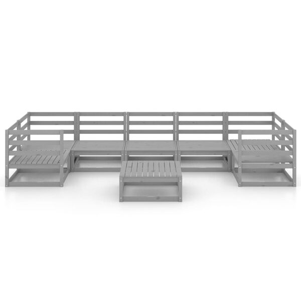 vidaXL 8-osainen Puutarhasohvasarja tyynyill&auml; t&auml;ysi m&auml;nty