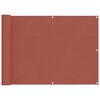 vidaXL Parvekkeen Verho Terrakotta 75 x 200 cm