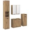 vidaXL Kylpyhuonekalustesetti 4 kpl Artisan tammi 64,5 x 33,5 x 59 cm