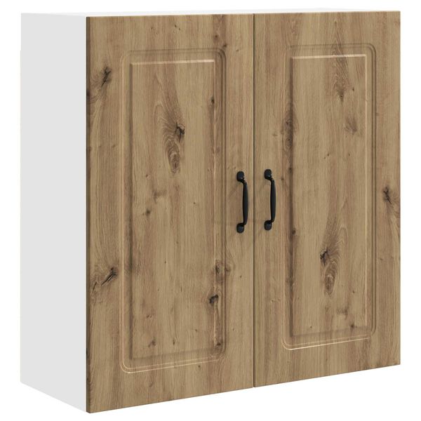 vidaXL Keitti&ouml;kaappi Kalmar Artisan tammi 80 x 31 x 80 cm Tekninen puu