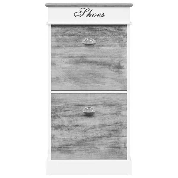 vidaXL Kenk&auml;kaappi harmaa 50x28x98 cm keisaripuu