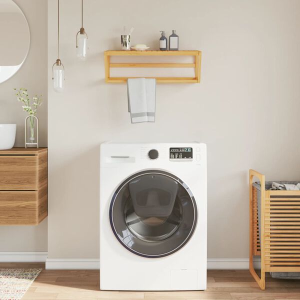 vidaXL Pyyhehylly sein&auml;kiinnitett&auml;v&auml; 60x25x20 cm bambu