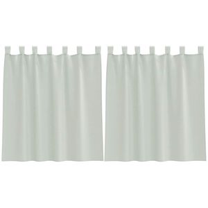 vidaXL Voile-verhot lenkeill&auml; 2 kpl vaaleanharmaa 140x140 cm