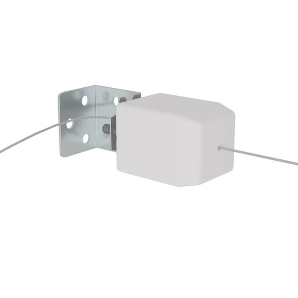 14150 vidaXL Pystymarkiisi valkoinen 140x420 cm Oxford kangas