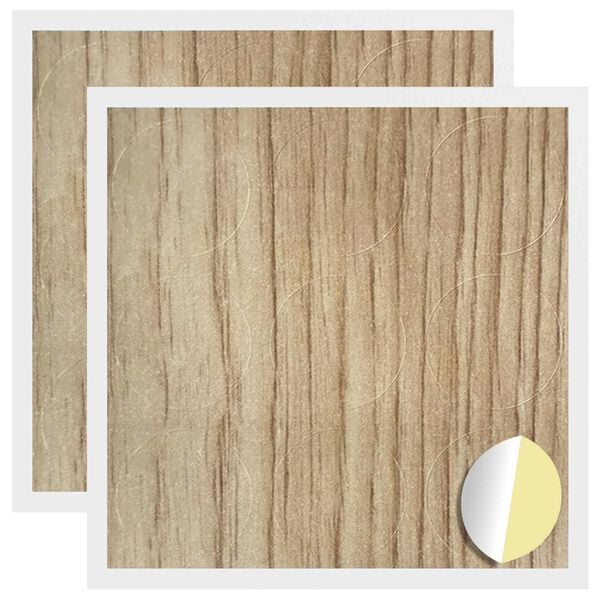 vidaXL Itsekiinnittyv&auml; ruuvikansi 2 pcs Artisan tammi &Oslash; 20 x 0,5 mm