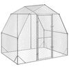 vidaXL Kanan juoksu 2,5x2x2,25 m galvanoitua ter&auml;st&auml;