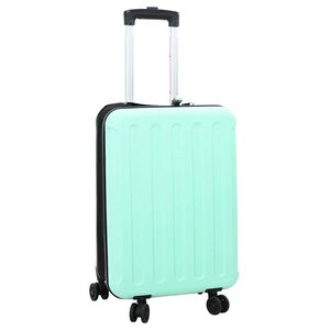vidaXL Matkalaukku lukkoon Mintunvihre&auml; 34 x 23 x 55.5 cm ABS-muovi