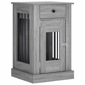 vidaXL Koira h&auml;kkihuonekalu Harmaa Sonoma 50 x 47,5 x 80 cm