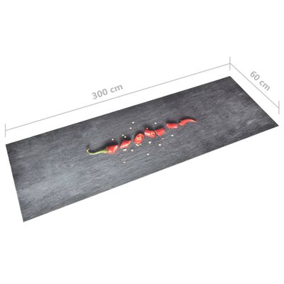 vidaXL Keittiön pestävä lattiamatto Pepper 60x300 cm