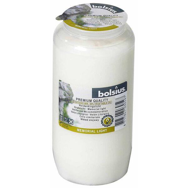 Bolsius Hautakynttilä Compo No 7 läpinäkyvä 24 kpl