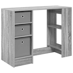 vidaXL P&ouml;yt&auml; Harmaa Sonoma 100 x 40 x 75 cm Tekninen puu