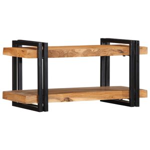 vidaXL Sein&auml;hylly 70x33x35 cm Massiivipuu akaasia