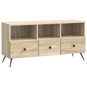 vidaXL TV-kaappi Sonoma-tammi 102 x 34,5 x 50 cm Tekninen puu