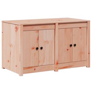 vidaXL Keitti&ouml;kaappi MEPPEL Ruskea tammi 106 x 55 x 64 cm T&auml;ysi M&auml;nty