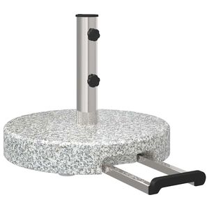 vidaXL P&auml;iv&auml;nvarjonjalusta Harmaa &Oslash; 45 x 37.5 cm Graniitti