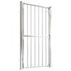 vidaXL Puutarhan portti 100x175 cm ruostumaton ter&auml;s
