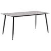 vidaXL Ruokap&ouml;yt&auml; harmaa 140x70x75 cm MDF