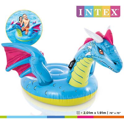 Intex Dragon lohikäärme uimapatja 201x191 cm