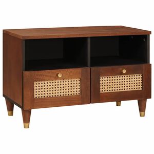vidaXL TV-kaappi hyllyll&auml; Ruskea 70 x 33,5 x 46 cm Kiinte&auml; mango puu