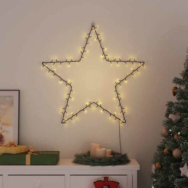 vidaXL Jouluvalot Star Silhouette 115 LEDs Lämmin valkoinen