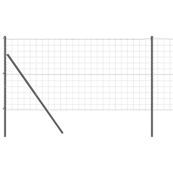 vidaXL Aita ja Tuki Harmaa 1 x 25 m Ter&auml;s