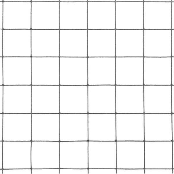 vidaXL Kanaverkko teräs PVC pinnoitteella 25x1,5 m harmaa