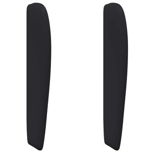 vidaXL P&auml;&auml;tykorva Musta 80 x 23 x 6 cm Polyvinyylikloridi