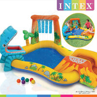 Intex Täytettävä uima-allas Dinosaur Play Center 249x191x109 cm