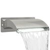 vidaXL Uima-altaan vesiputous LED-valolla Ruostumaton ter&auml;s 304