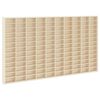 vidaXL Sein&auml;display-kaappi Sein&auml;kiinnitett&auml;v&auml; Beige 98 x 4,5 x 55 cm
