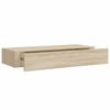 vidaXL Sein&auml;laatikkohylly tammi 60x23,5x10 cm MDF