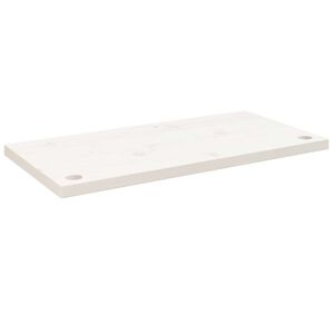 vidaXL P&ouml;yt&auml;levy valkoinen 80x40x2,5 cm t&auml;ysi m&auml;nty