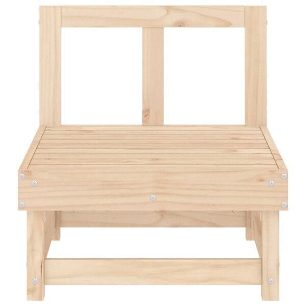 vidaXL Puutarhan keskisohva täysi mänty